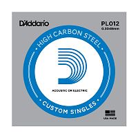 D'ADDARIO PL012 - Plain steel